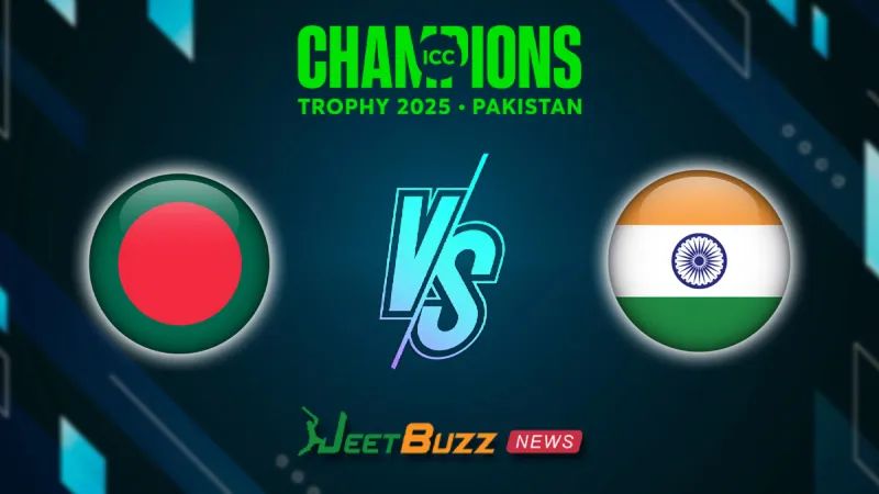 Cricket Prediction BAN vs IND ICC Champions Trophy 2025 2nd Match Feb 20 How Will BAN Respond to INDs Title Aspirations