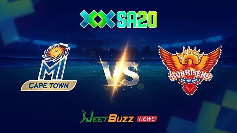 SA20 Match Prediction | SA20 League 2025 | MI Cape Town vs Sunrisers Eastern Cape | Final | Feb 08 – Who do you think will win the title?